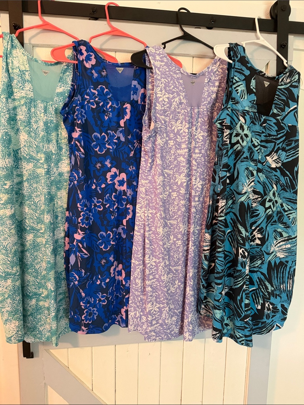 Columbia PFG Women's Dresses - Teal, Blue, Lavender, Turquoise Prints - Picture 3 of 3